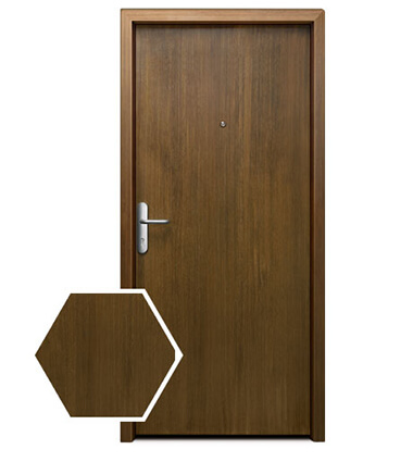 Wood Grain Finish Steel Doors